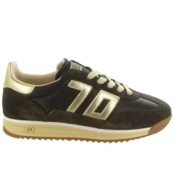 baskets et sneakers - Tendance - femme - Cuir - Marron - Back70