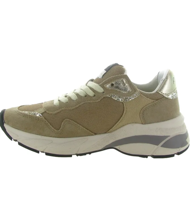 baskets et sneakers - Tendance - femme - Cuir - Marron - Ama brand
