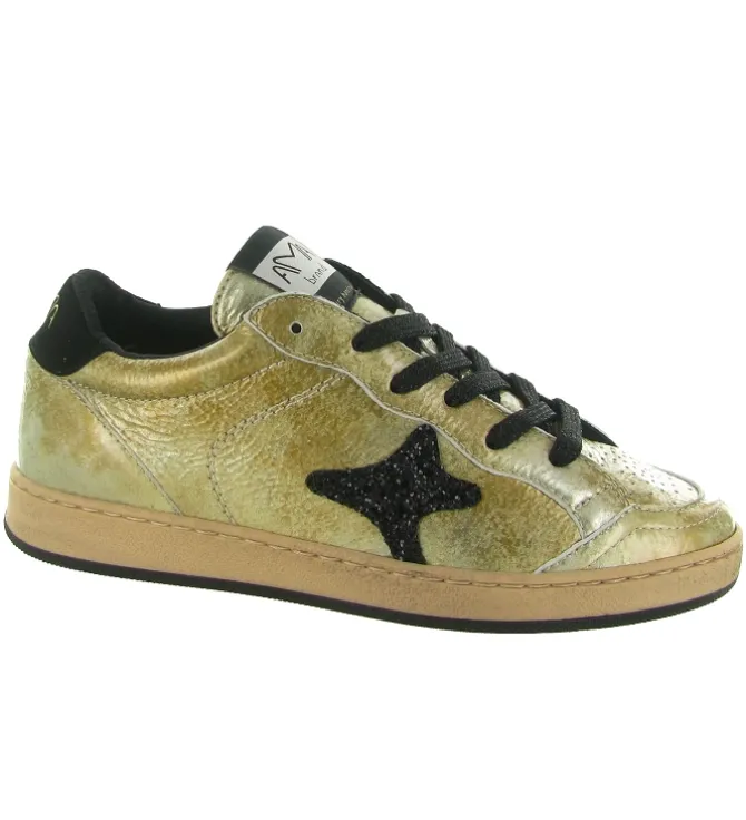 baskets et sneakers - Tendance - femme - Cuir - Or - Ama brand