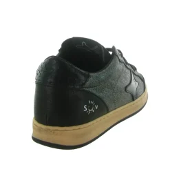 baskets et sneakers - Tendance - femme - Cuir - Noir - Ama brand