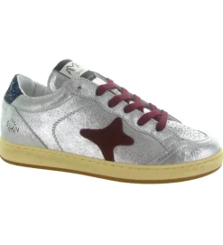 baskets et sneakers - Tendance - femme - Cuir - Argent - Ama brand