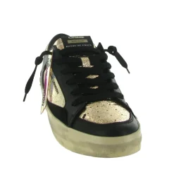 baskets et sneakers - Tendance - femme - Cuir - Noir - Crime london