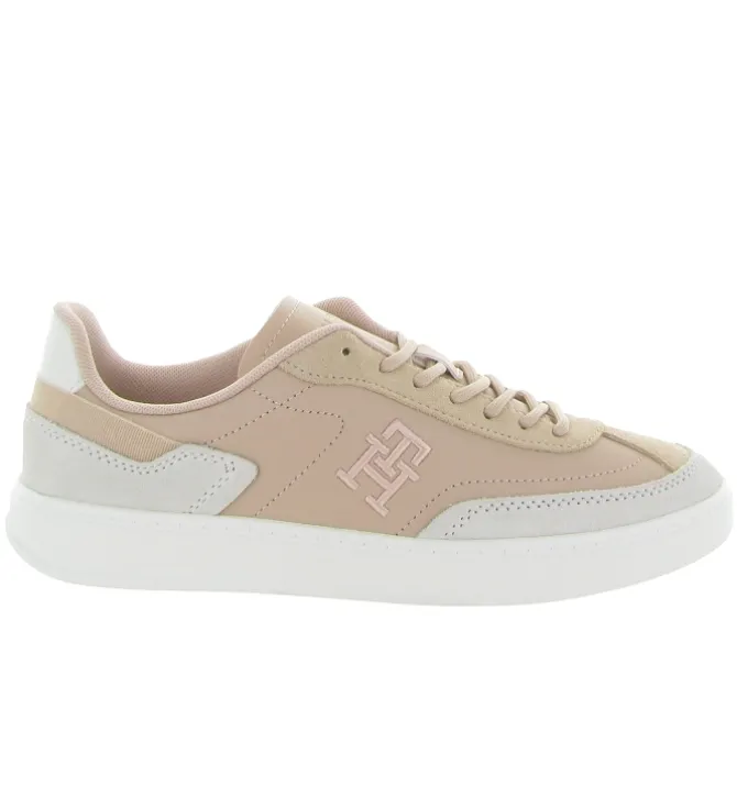 baskets et sneakers - Tendance - femme - Cuir - Beige - Tommy hilfiger