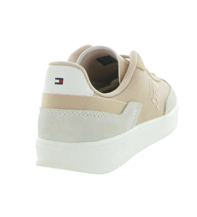 baskets et sneakers - Tendance - femme - Cuir - Beige - Tommy hilfiger