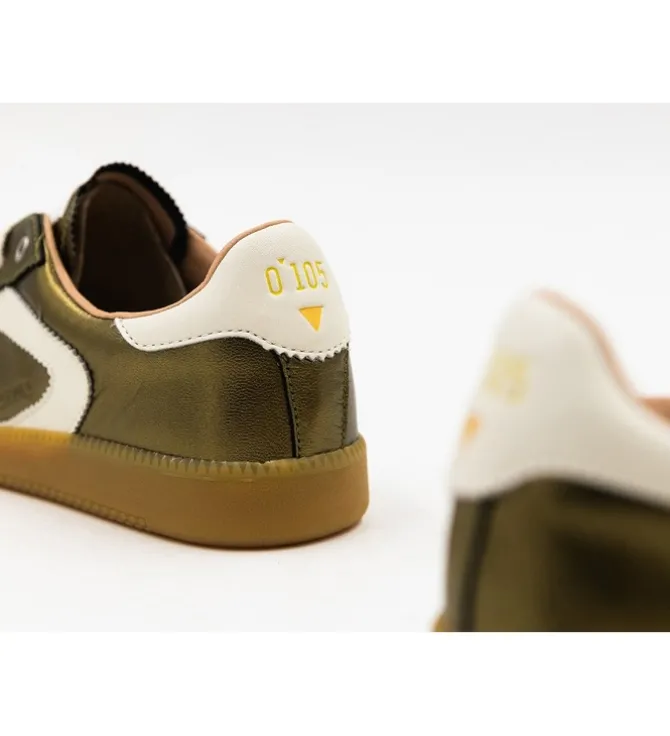 baskets et sneakers - Tendance - femme - Cuir - Kaki - 0.105
