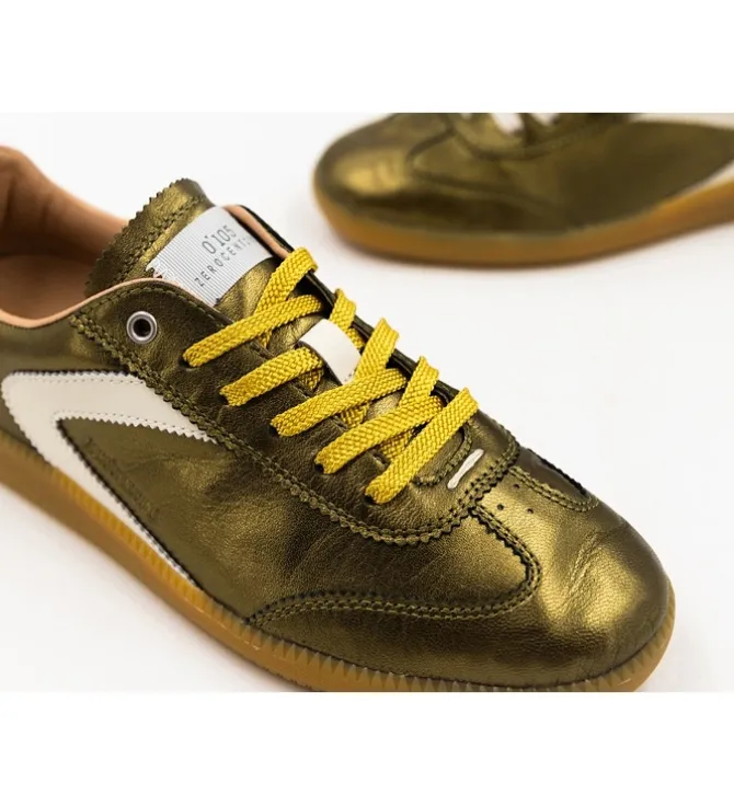 baskets et sneakers - Tendance - femme - Cuir - Kaki - 0.105