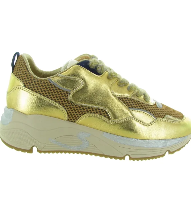 baskets et sneakers - Tendance - femme - Cuir - Or - Serafini