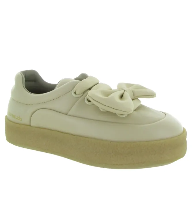 baskets et sneakers - Tendance - femme - Cuir - Beige - Barracuda