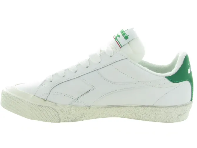 baskets et sneakers - Tendance - femme - Cuir - Blanc - Diadora