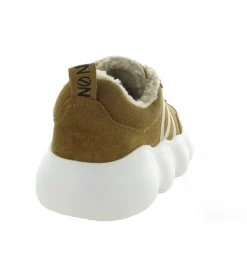 baskets et sneakers - Tendance - femme - Nubuck - Marron - No name