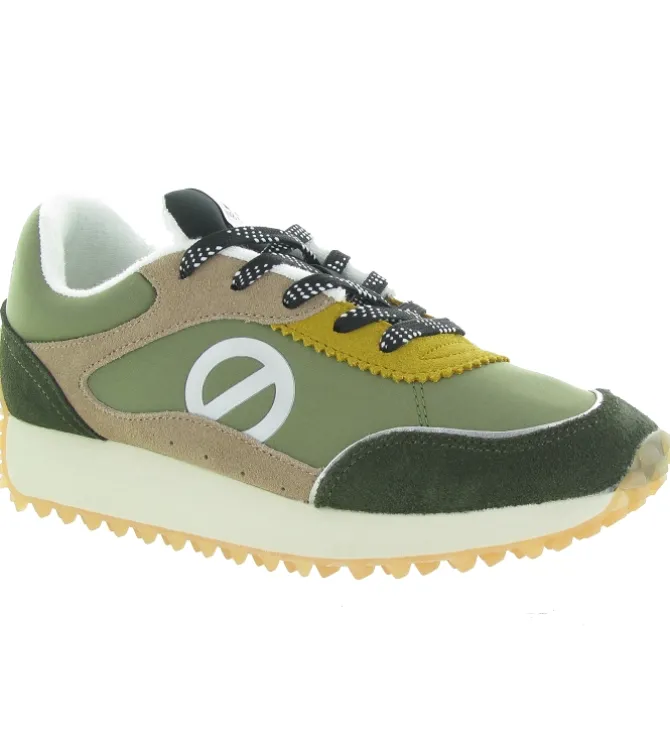baskets et sneakers - Tendance - femme - Synthétique - Kaki - No name