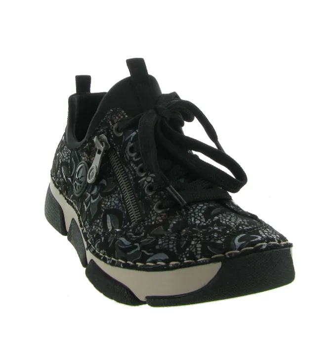 baskets et sneakers - Tendance - femme - Synthétique - Noir - Rieker