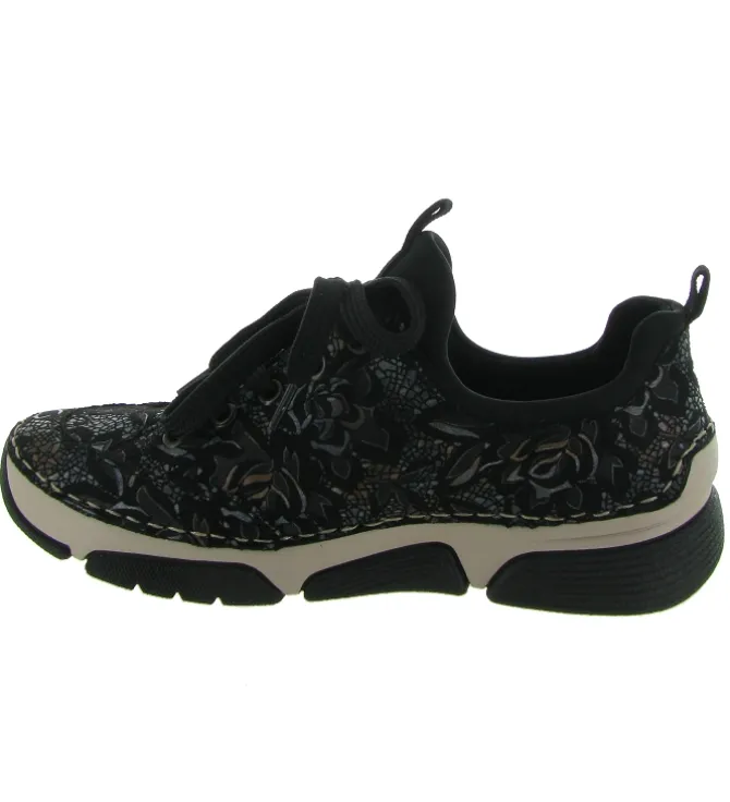 baskets et sneakers - Tendance - femme - Synthétique - Noir - Rieker