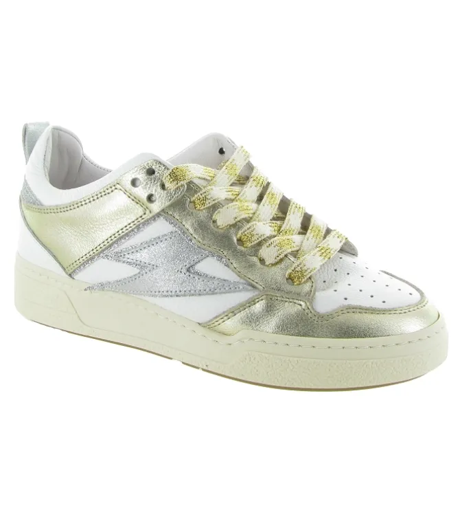 baskets et sneakers - Tendance - femme - Cuir - Or - Semerdjian