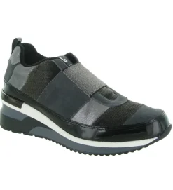 baskets et sneakers - Tendance - femme - Cuir - Anthracite - Mamzelle