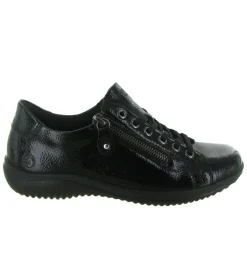 baskets et sneakers - Tendance - femme - Cuir - Noir - Remonte
