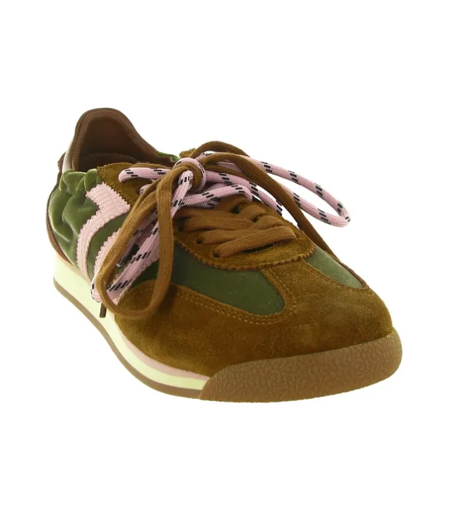 baskets et sneakers - Tendance - femme - Nubuck - Camel - Back70