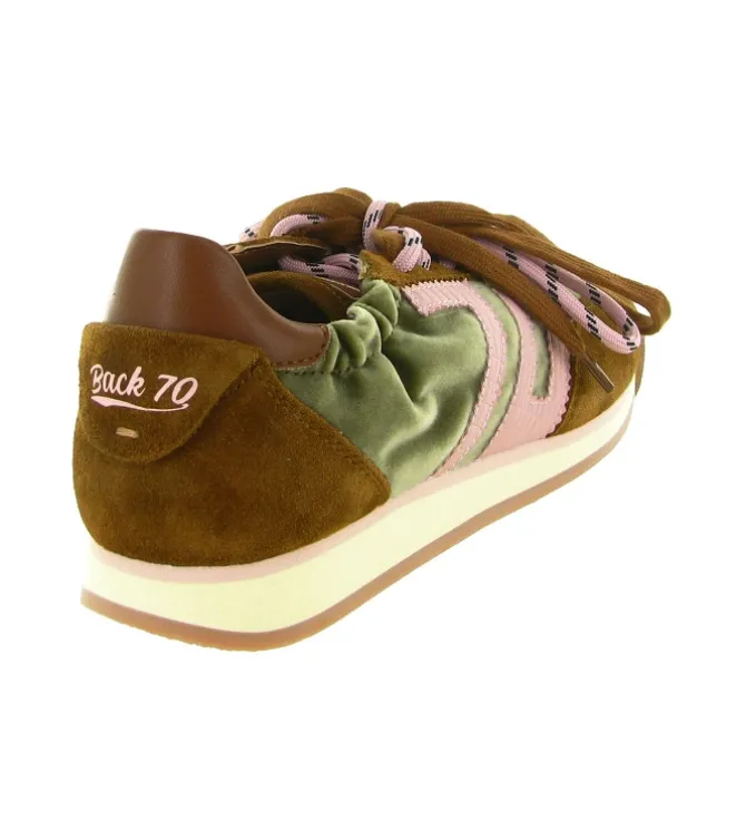 baskets et sneakers - Tendance - femme - Nubuck - Camel - Back70