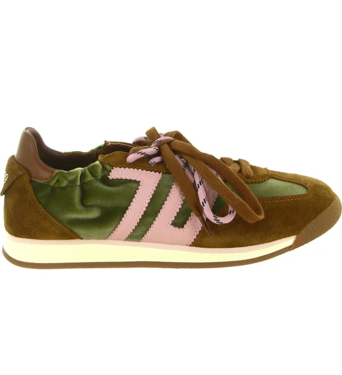 baskets et sneakers - Tendance - femme - Nubuck - Camel - Back70