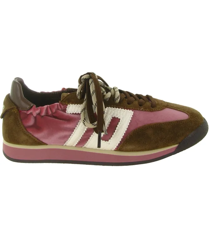 baskets et sneakers - Tendance - femme - Nubuck - Rose - Back70