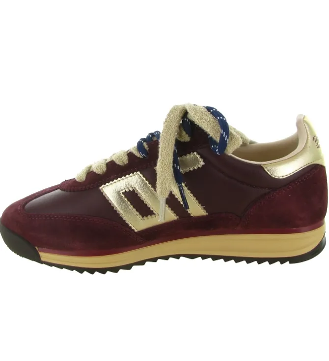 baskets et sneakers - Tendance - femme - Nubuck - Bordeaux - Back70
