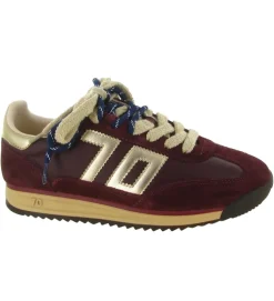 baskets et sneakers - Tendance - femme - Nubuck - Bordeaux - Back70
