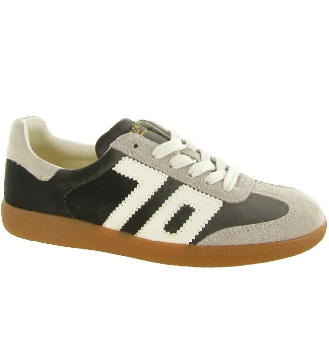 baskets et sneakers - Tendance - femme - Cuir - Gris - Back70