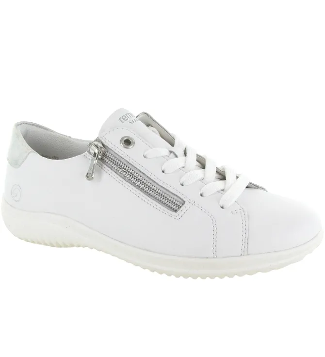 baskets et sneakers - Tendance - femme - Cuir - Blanc - Remonte