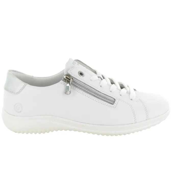 baskets et sneakers - Tendance - femme - Cuir - Blanc - Remonte