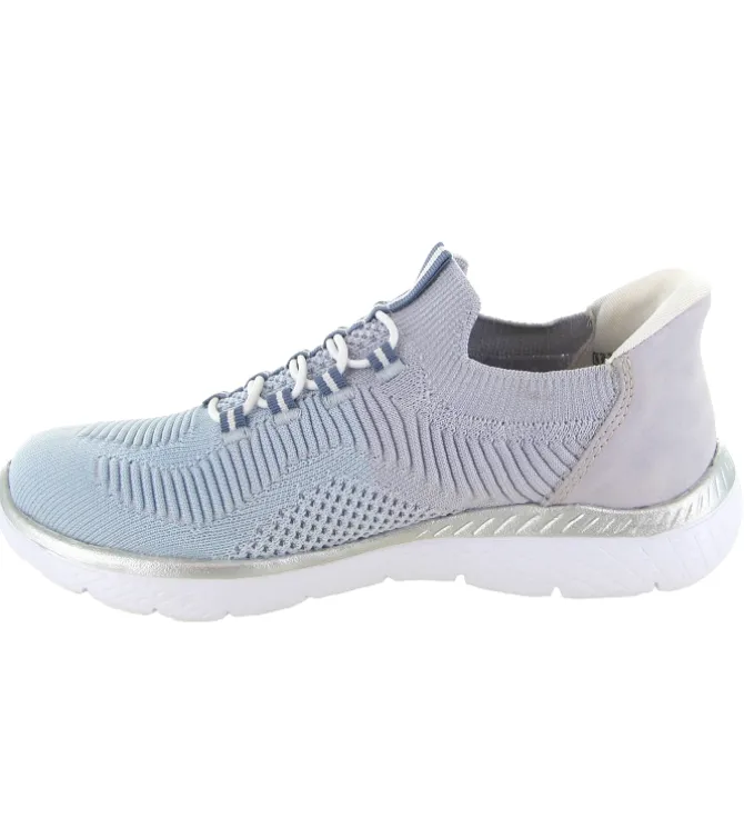 baskets et sneakers - Tendance - femme - Toile - Bleu - Rieker