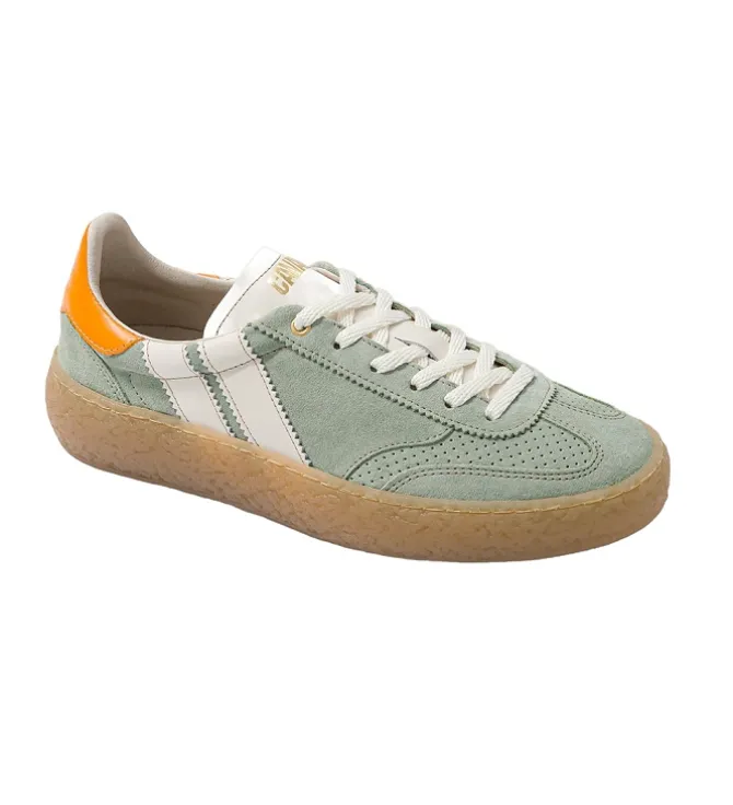 baskets et sneakers - Tendance - femme - Nubuck - Vert - Caval