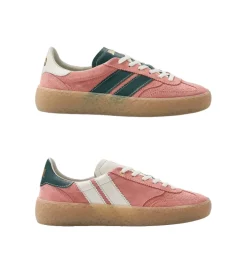 baskets et sneakers - Tendance - femme - Nubuck - Rose - Caval