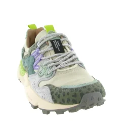 baskets et sneakers - Tendance - femme - Nubuck - Vert - Flower mountain