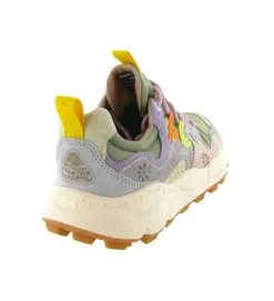 baskets et sneakers - Tendance - femme - Nubuck - Kaki - Flower mountain