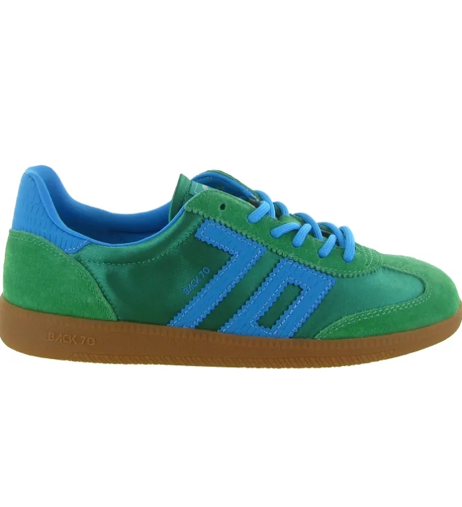 baskets et sneakers - Tendance - femme - Nylon - Vert - Back70