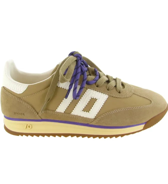 baskets et sneakers - Tendance - femme - Nylon - Beige - Back70