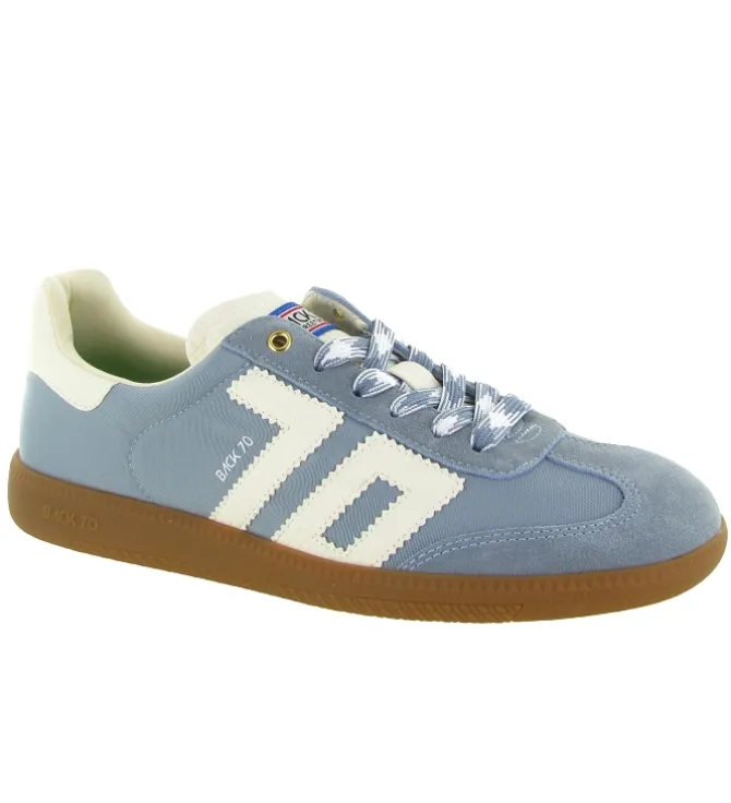 baskets et sneakers - Tendance - femme - Nylon - Bleu - Back70