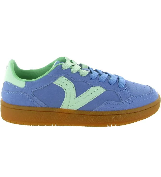baskets et sneakers - Tendance - femme - Nubuck - Bleu - Victoria