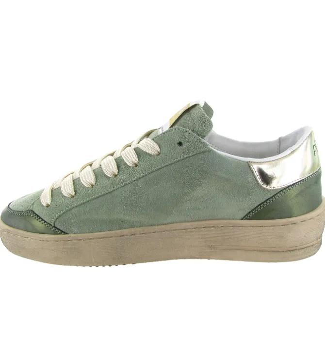baskets et sneakers - Tendance - femme - Nubuck - Kaki - Ama brand