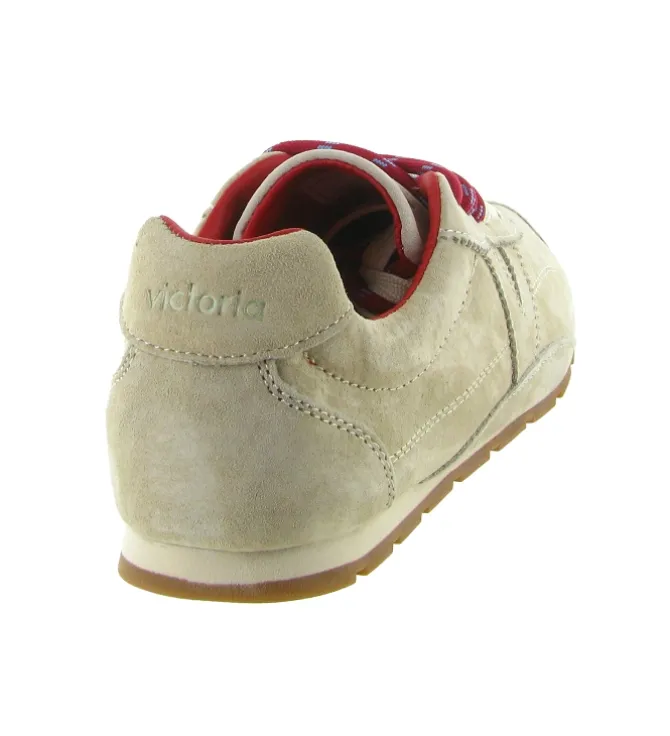 baskets et sneakers - Tendance - femme - Nubuck - Beige - Victoria