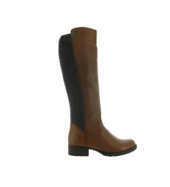 bottes - Cavalières - femme - Synthétique - Marron - Rieker