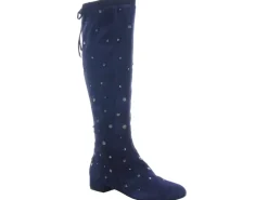 bottes - Cuissardes - femme - Cuir - Bleu - Bruno premi