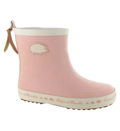 bottes de pluie - - junior fille - Caoutchouc - Rose - Pom d api