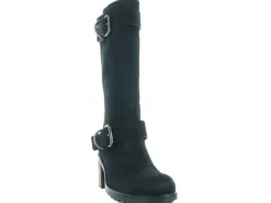 bottes - Motardes - femme - Cuir - Bleu - Julie dee
