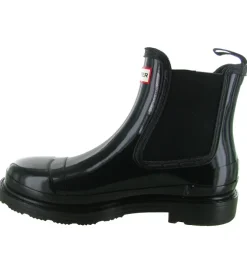 bottes - Pluie - femme - Caoutchouc - Noir - Hunter