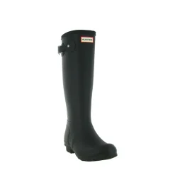 bottes - Pluie - femme - Caoutchouc - Noir - Hunter