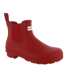 bottes - Pluie - femme - Caoutchouc - Bordeaux - Hunter