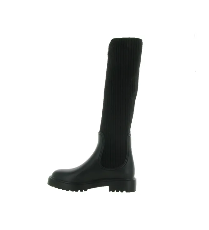 bottes - Pluie - femme - Synthétique - Noir - Unisa