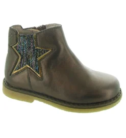 bottines et boots - - bebe fille - Cuir - Bronze - Acebos