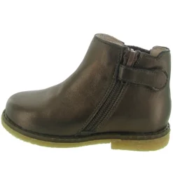 bottines et boots - - bebe fille - Cuir - Bronze - Acebos